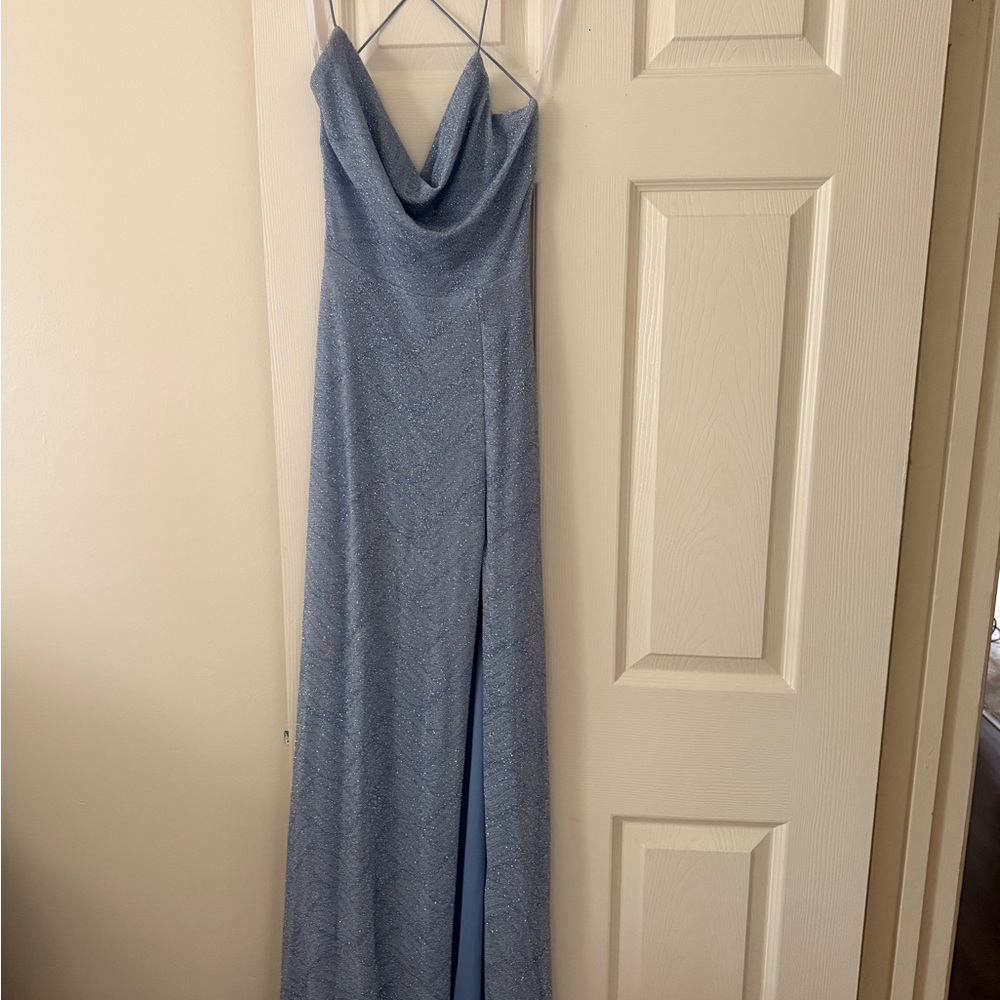 Elegant Blue Evening Gown